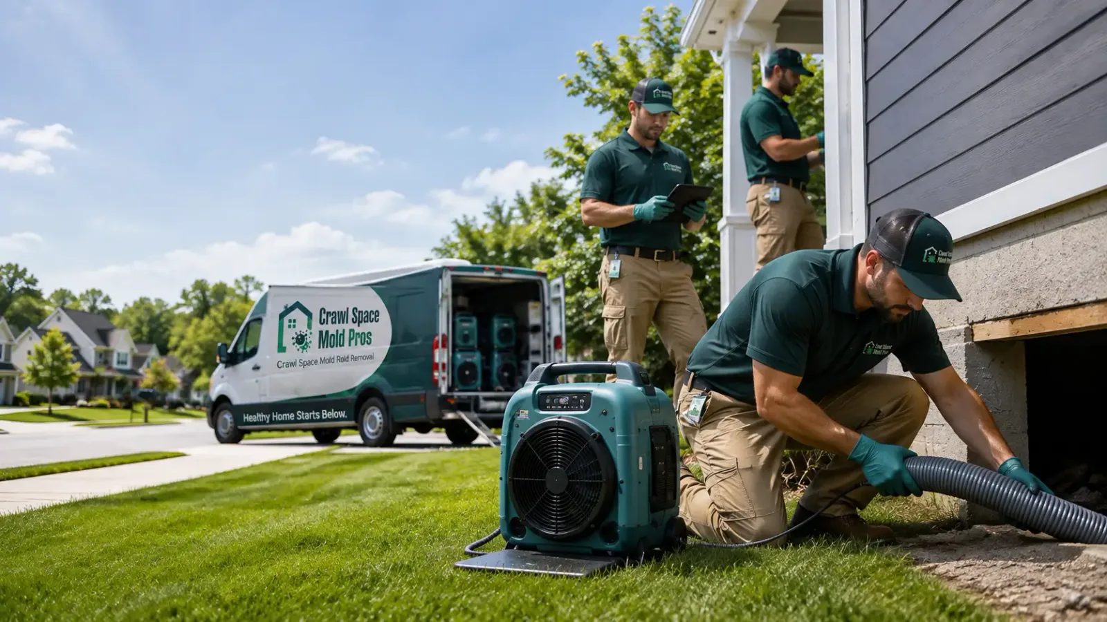 Crawl Space Mold Removal in Clinton, IL